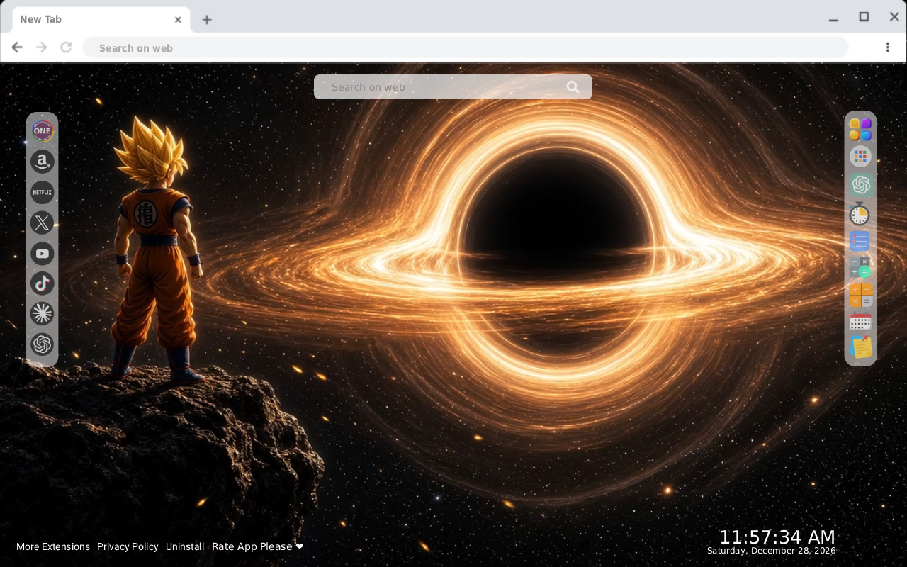 Goku watch black hole