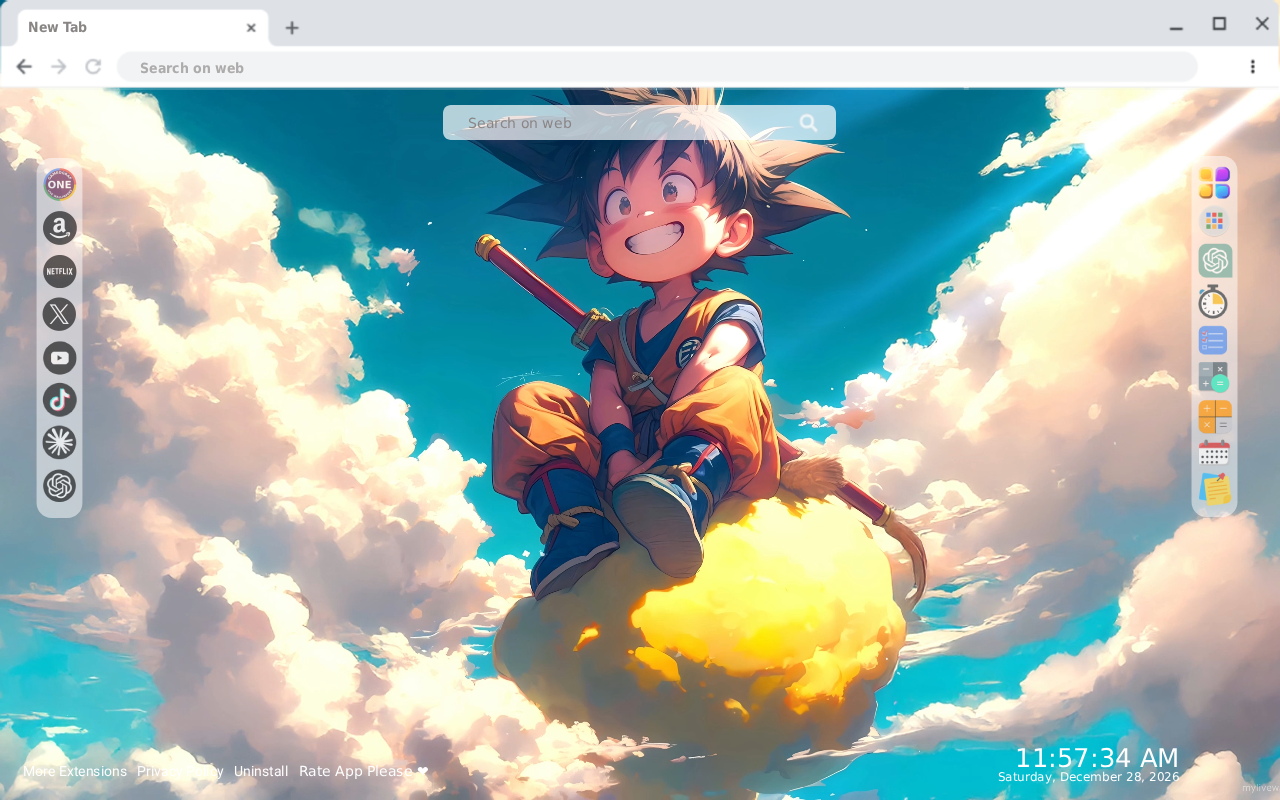 Kid goku live wallpaper