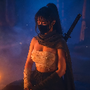 Samurai Girl Meditates Live Wallpapers